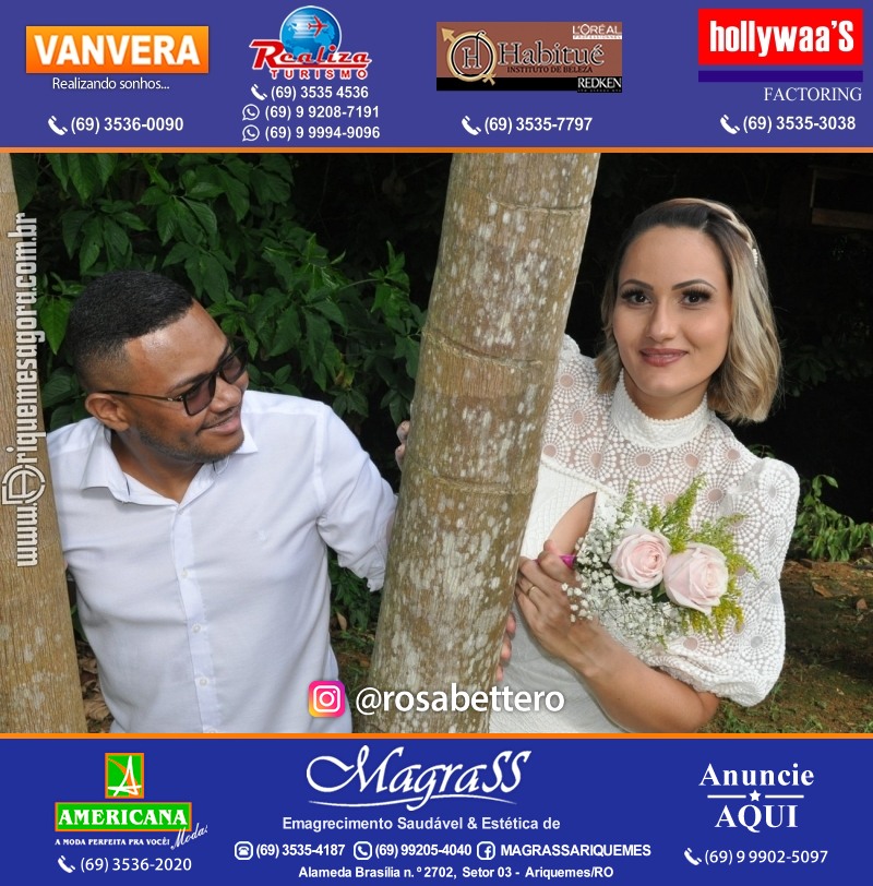 Ensaio Fotográfico & Casamento & Raquiel Maria Cappatto e Wanderson Maia