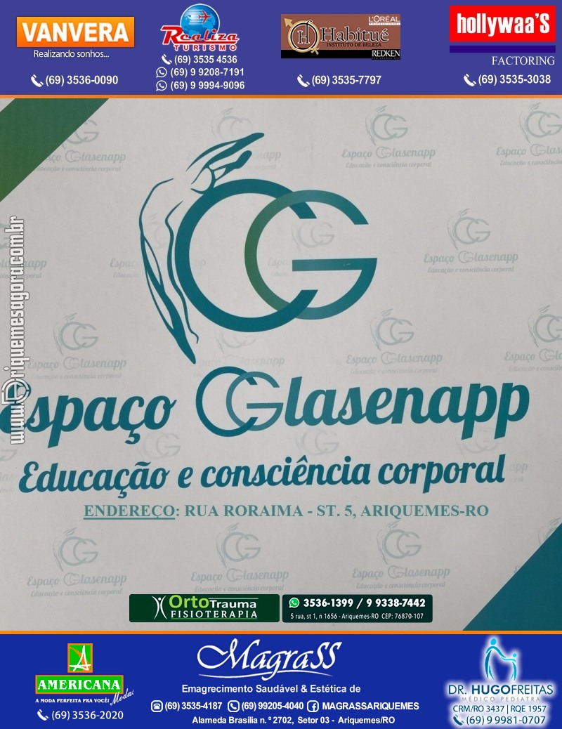 Inauguração Espaço Pilates Cleane Glasenapp “Educação e Consciência Corporal” em Ariquemes
