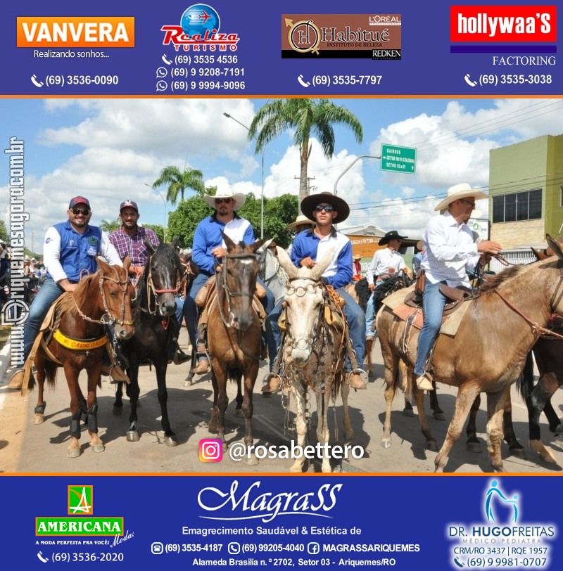 EXPOARI 2022 - Cavalgada em Ariquemes Rondônia