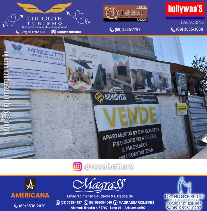 Lançamento de apartamento decorado do EDIFÍCIO MASSERATA em Ariquemes Rondônia