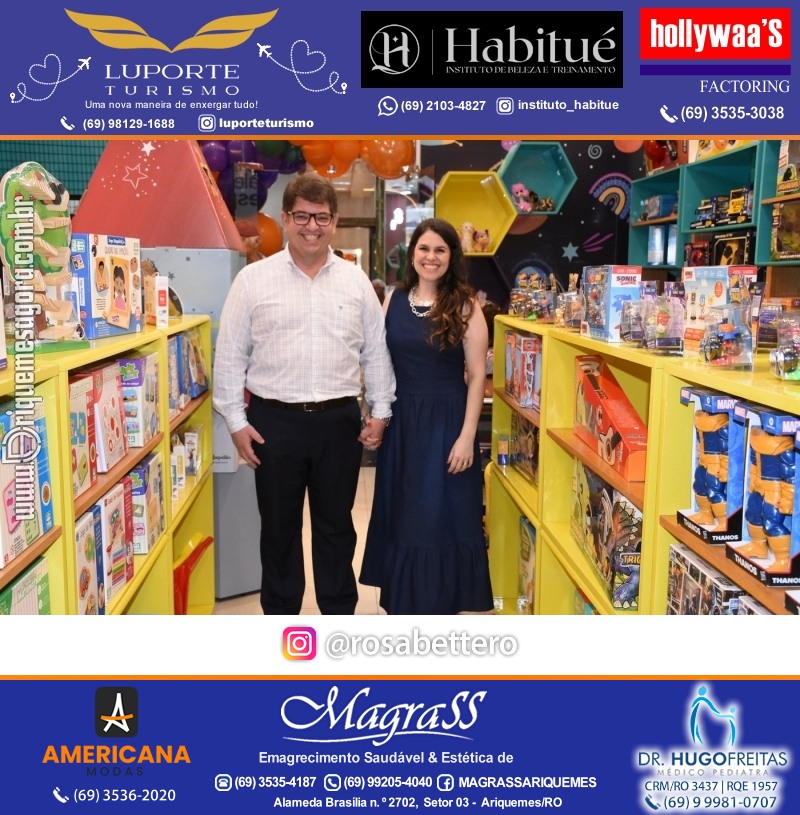 Inauguração CONECTOYS BRINQUEDOS & “Brincar é aprender” Loja de brinquedos no IG Shopping em Ariquemes Rondônia