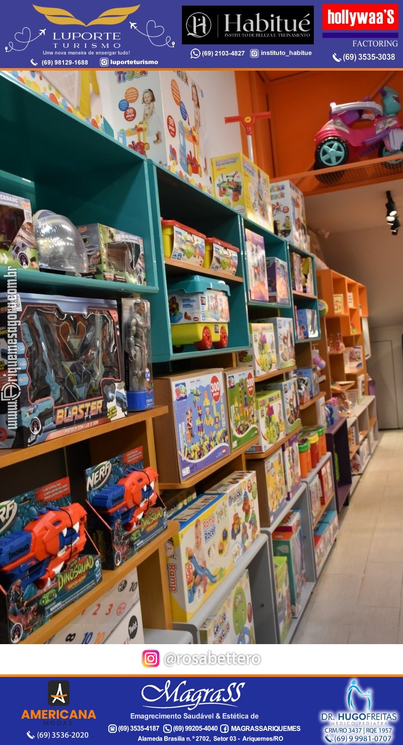 Inauguração CONECTOYS BRINQUEDOS & “Brincar é aprender” Loja de brinquedos no IG Shopping em Ariquemes Rondônia