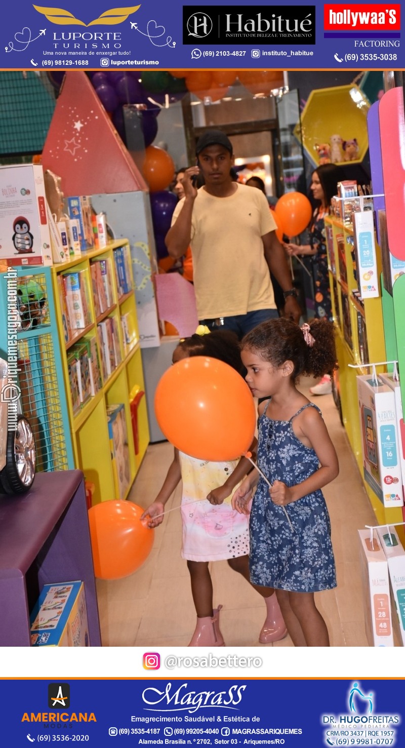 Inauguração CONECTOYS BRINQUEDOS & “Brincar é aprender” Loja de brinquedos no IG Shopping em Ariquemes Rondônia