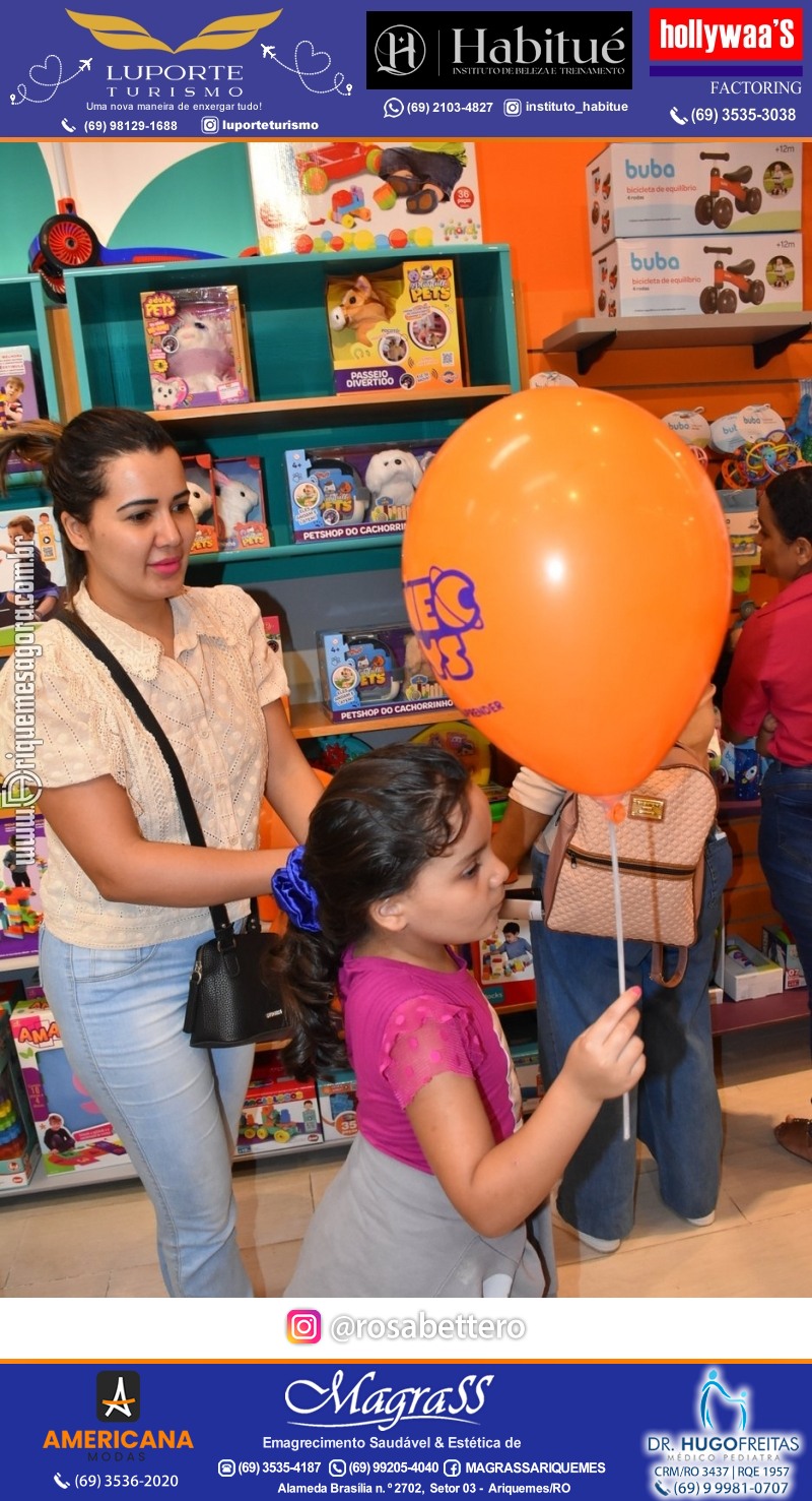 Inauguração CONECTOYS BRINQUEDOS & “Brincar é aprender” Loja de brinquedos no IG Shopping em Ariquemes Rondônia