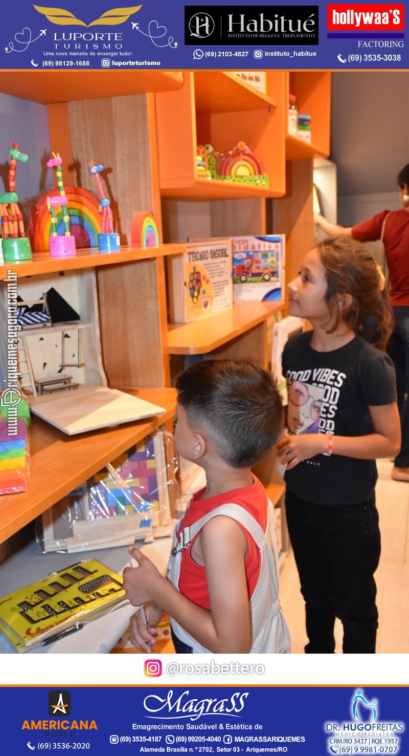 Inauguração CONECTOYS BRINQUEDOS & “Brincar é aprender” Loja de brinquedos no IG Shopping em Ariquemes Rondônia