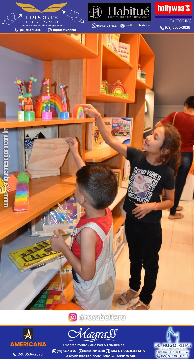 Inauguração CONECTOYS BRINQUEDOS & “Brincar é aprender” Loja de brinquedos no IG Shopping em Ariquemes Rondônia