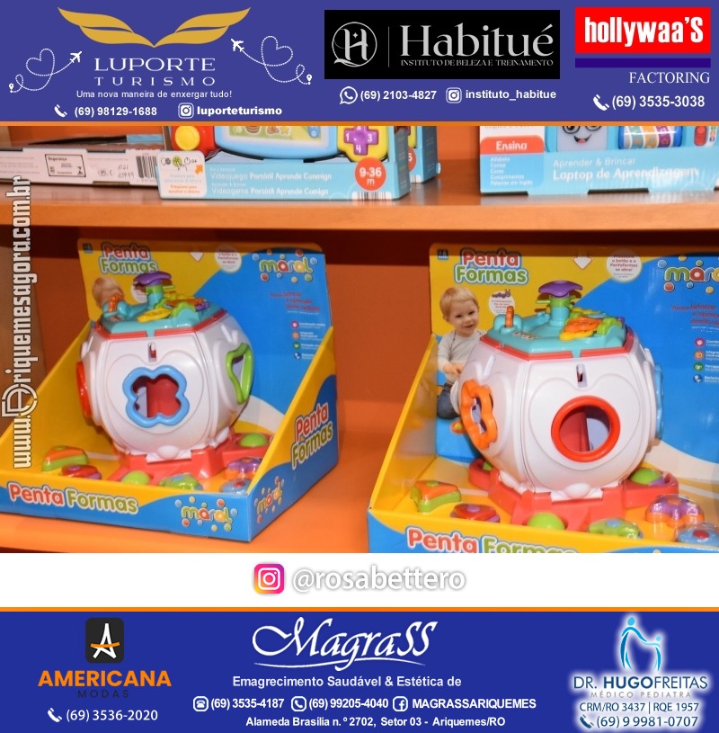 Inauguração CONECTOYS BRINQUEDOS & “Brincar é aprender” Loja de brinquedos no IG Shopping em Ariquemes Rondônia