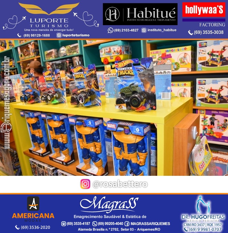 Inauguração CONECTOYS BRINQUEDOS & “Brincar é aprender” Loja de brinquedos no IG Shopping em Ariquemes Rondônia