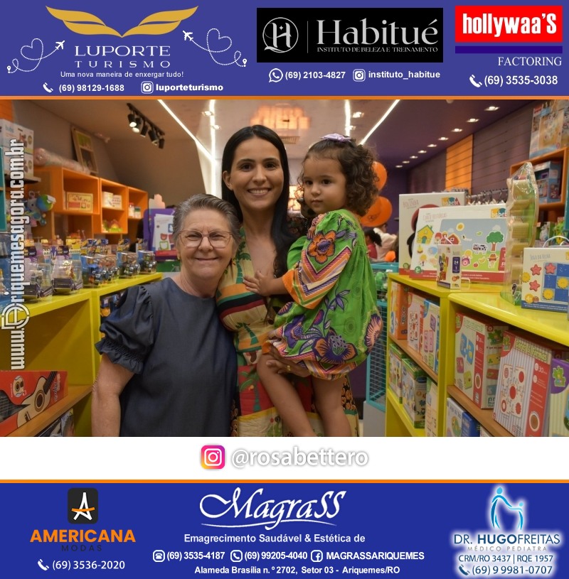 Inauguração CONECTOYS BRINQUEDOS & “Brincar é aprender” Loja de brinquedos no IG Shopping em Ariquemes Rondônia