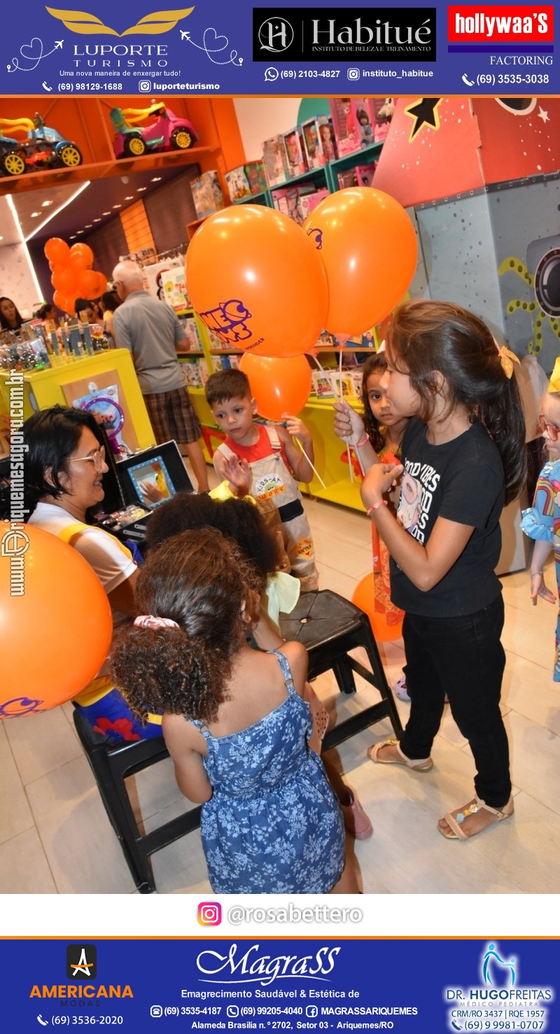 Inauguração CONECTOYS BRINQUEDOS & “Brincar é aprender” Loja de brinquedos no IG Shopping em Ariquemes Rondônia