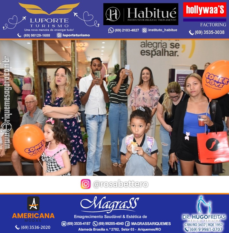 Inauguração CONECTOYS BRINQUEDOS & “Brincar é aprender” Loja de brinquedos no IG Shopping em Ariquemes Rondônia