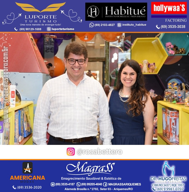 Inauguração CONECTOYS BRINQUEDOS & “Brincar é aprender” Loja de brinquedos no IG Shopping em Ariquemes Rondônia