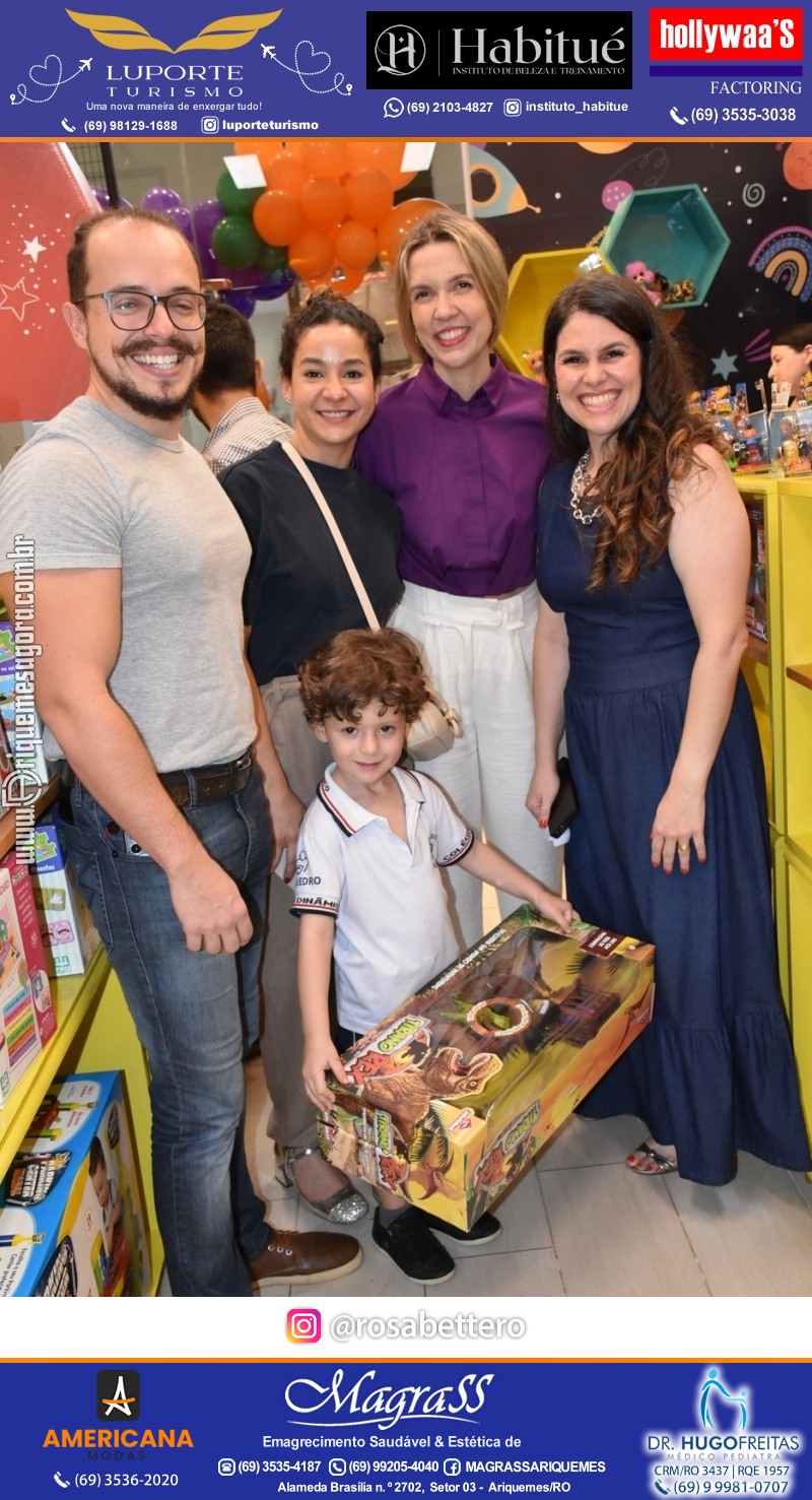 Inauguração CONECTOYS BRINQUEDOS & “Brincar é aprender” Loja de brinquedos no IG Shopping em Ariquemes Rondônia