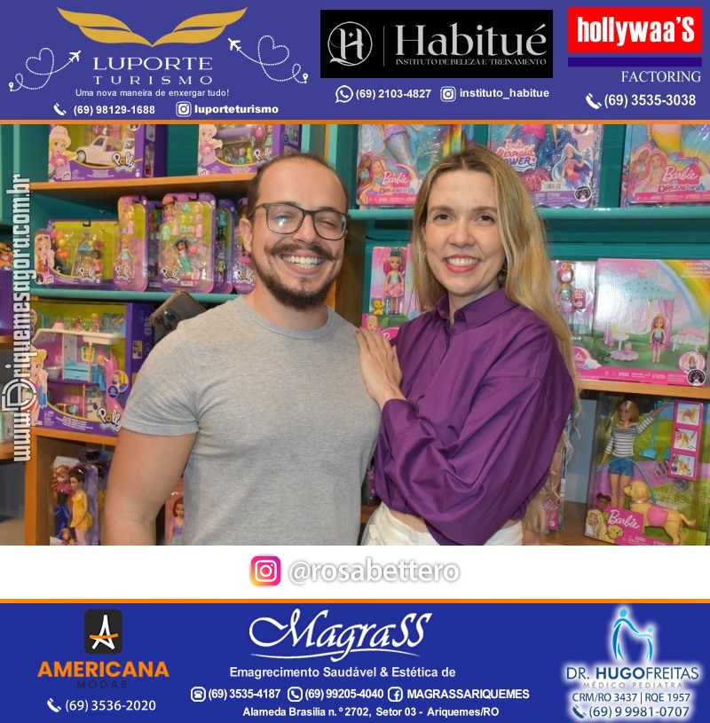 Inauguração CONECTOYS BRINQUEDOS & “Brincar é aprender” Loja de brinquedos no IG Shopping em Ariquemes Rondônia