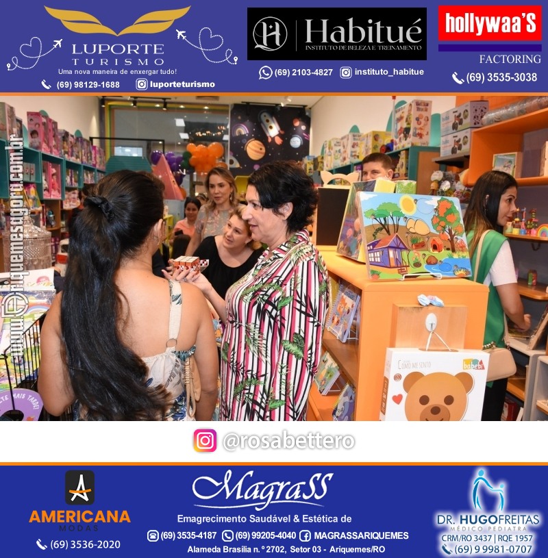 Inauguração CONECTOYS BRINQUEDOS & “Brincar é aprender” Loja de brinquedos no IG Shopping em Ariquemes Rondônia