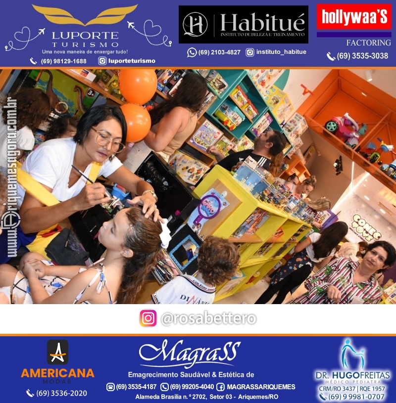 Inauguração CONECTOYS BRINQUEDOS & “Brincar é aprender” Loja de brinquedos no IG Shopping em Ariquemes Rondônia