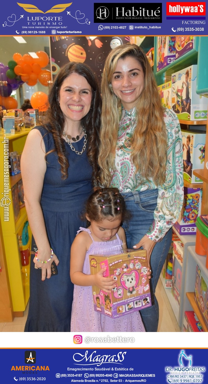 Inauguração CONECTOYS BRINQUEDOS & “Brincar é aprender” Loja de brinquedos no IG Shopping em Ariquemes Rondônia