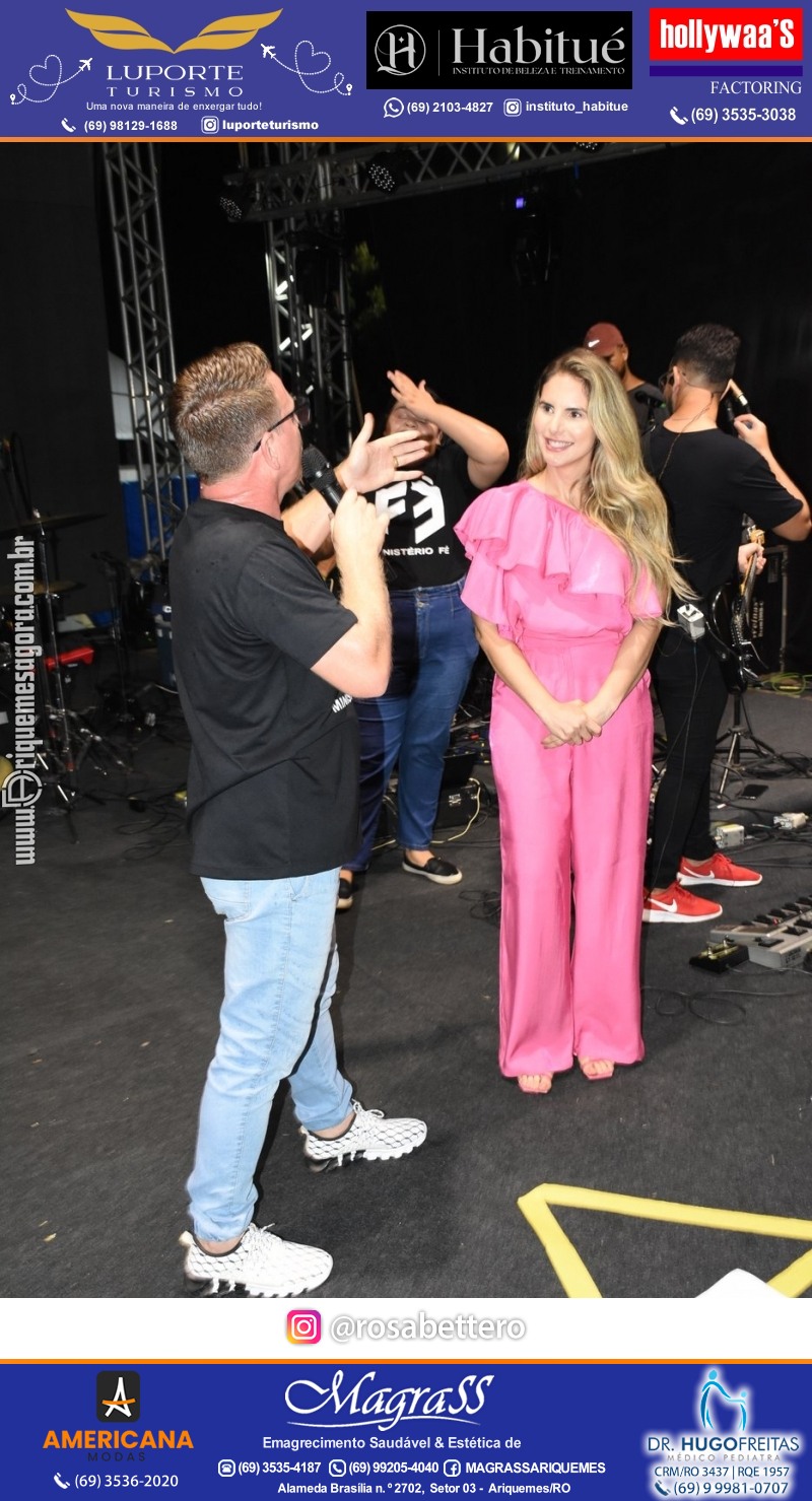 Show com cantor Gospel Fernandinho “Marcha para Jesus” em comemoração aos 46 anos de Ariquemes Rondônia