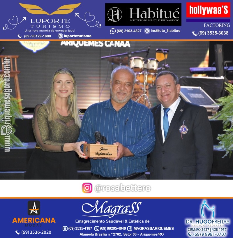 27º DESTAQUE 2023 “Lions Clube Ariquemes Canaã” Prêmio Leão em Ariquemes Rondônia