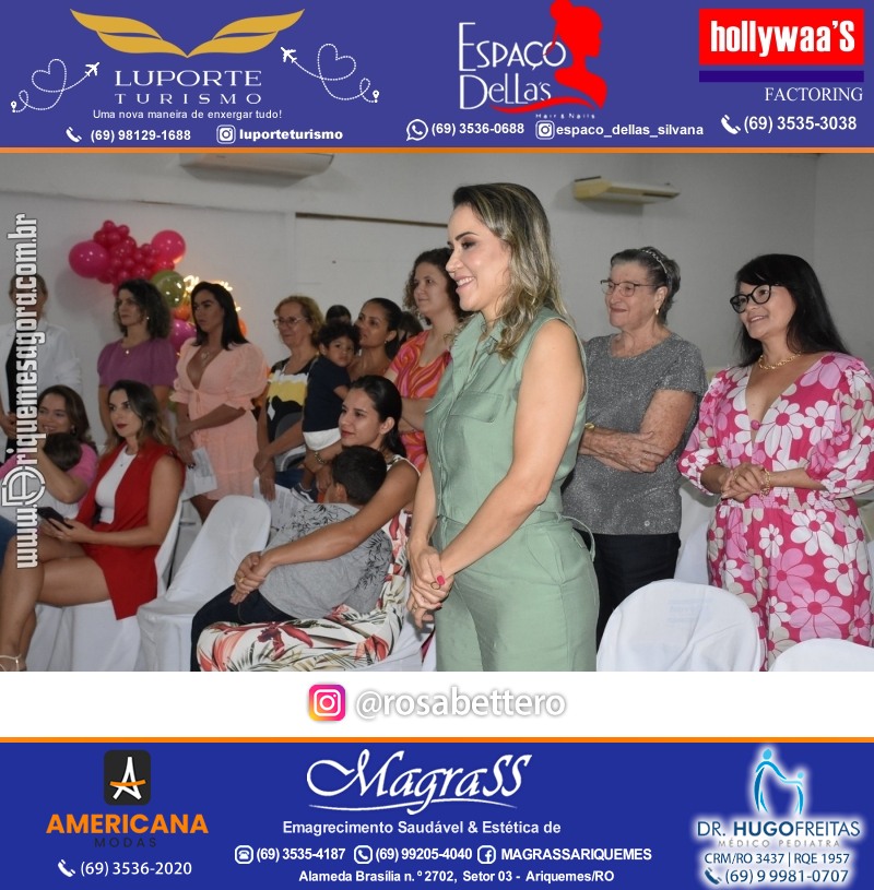 Palestra com Consul. Financeira Luciana Bettero “Fraternidade Feminina Ariquemes” na Loja Maçônica Vigilantes da Ordem