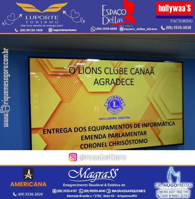 Lions Clube Ariquemes Canaã faz “DIA DE SAÚDE” a População com diversas atividades