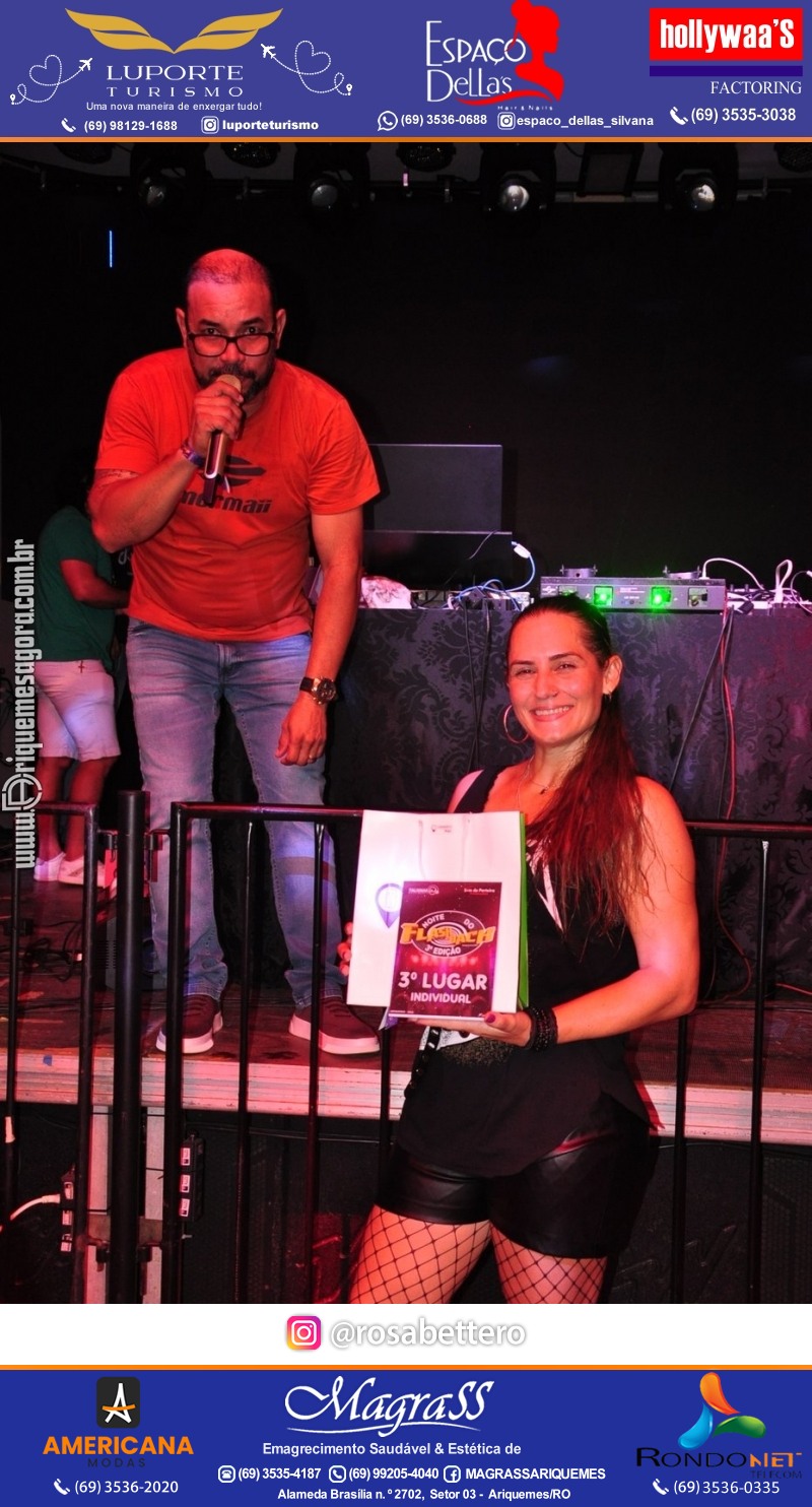 Noite do Flash Back 3ª Edição com premiações em Ariquemes Rondônia
