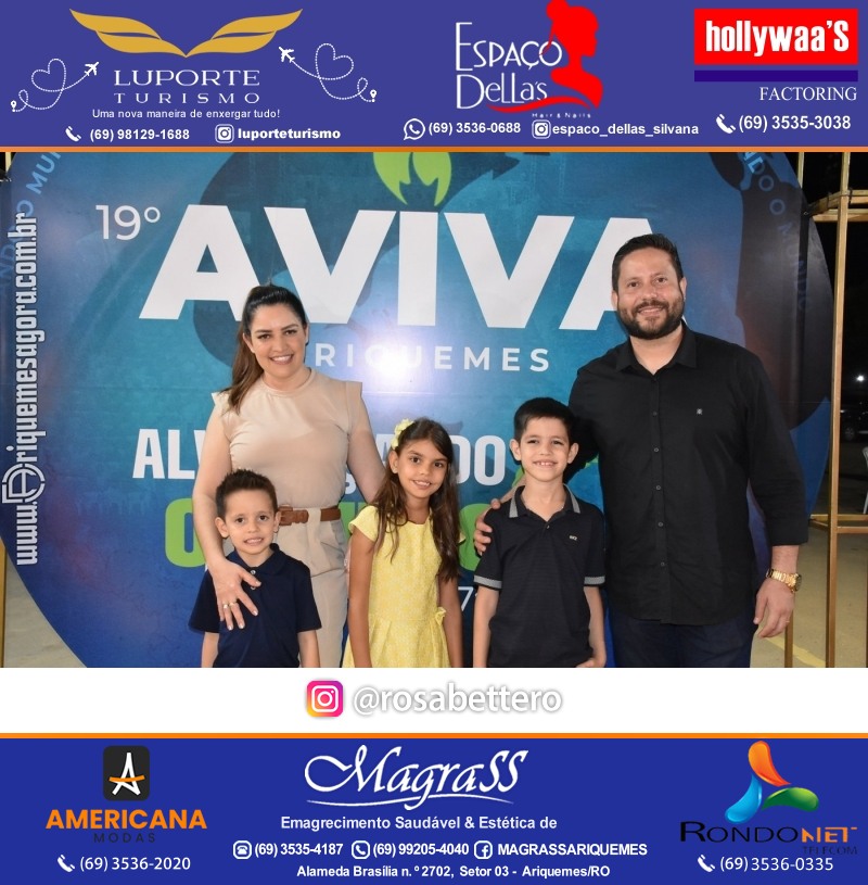 Abertura 19ª AVIVA ARIQUEMES dias 26 à 30 de Junho em Ariquemes – Rondônia - Entrada Franca