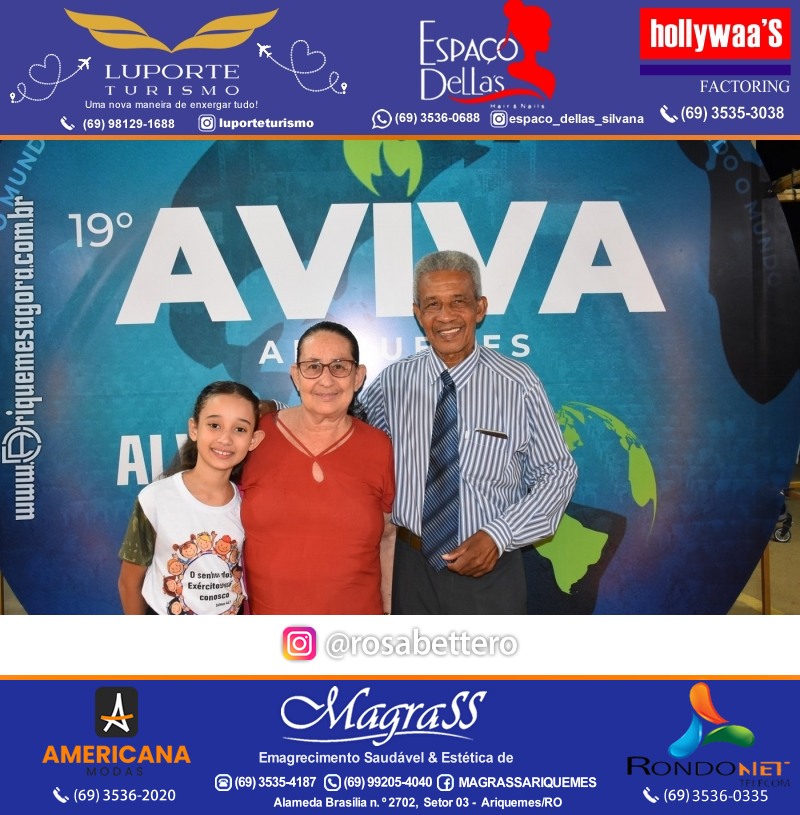 Abertura 19ª AVIVA ARIQUEMES dias 26 à 30 de Junho em Ariquemes – Rondônia - Entrada Franca