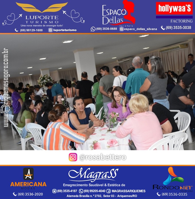 CAFÉ DO AMOR 2024 em Prol do Hospital de Amor na Igreja Assembleia de Deus em Ariquemes Rondônia