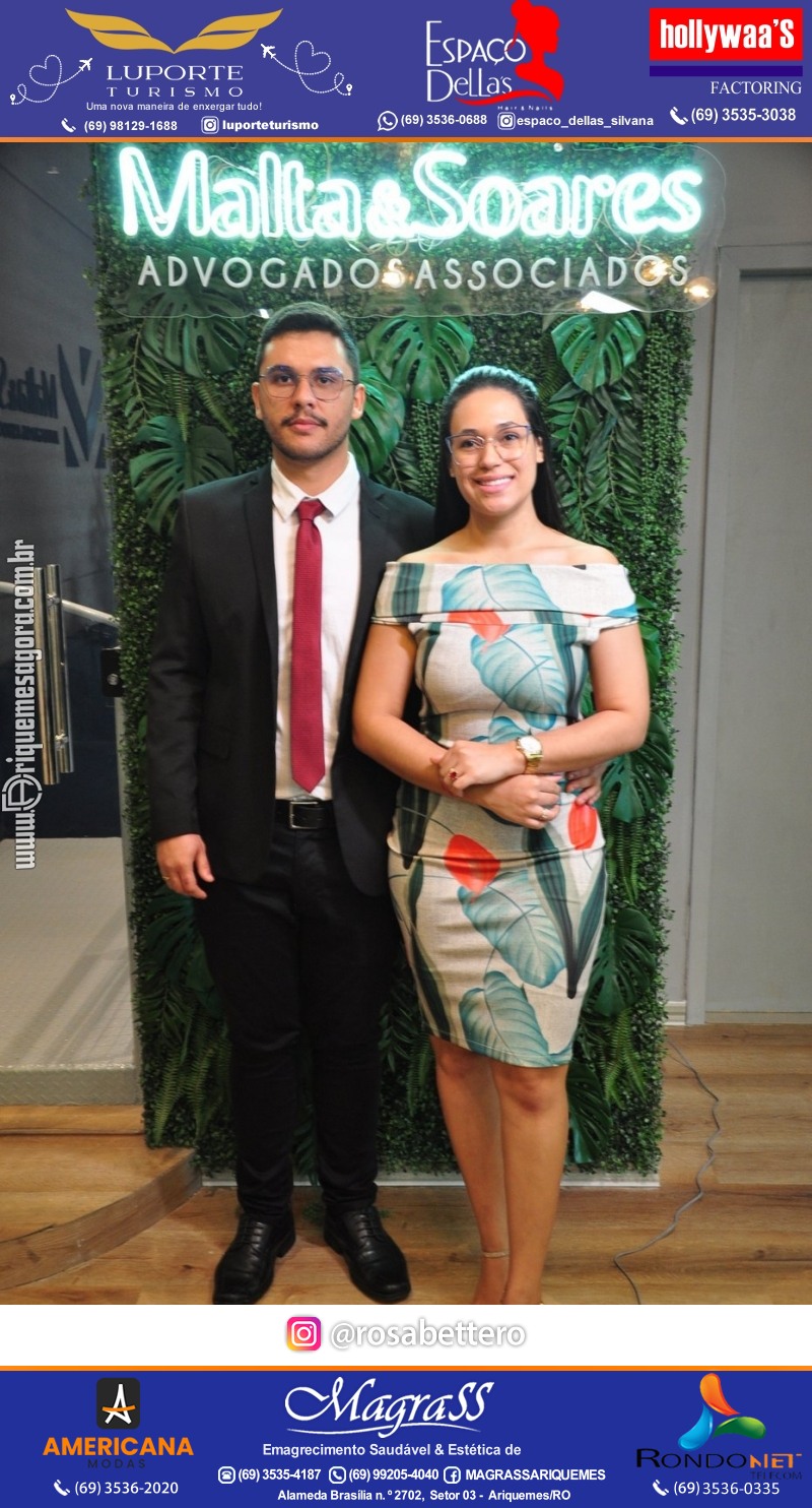 Inauguração das novas instalações do escritório  MALTA & SOARES ADVOGADOS ASSOCIADOS em Ariquemes Rondônia