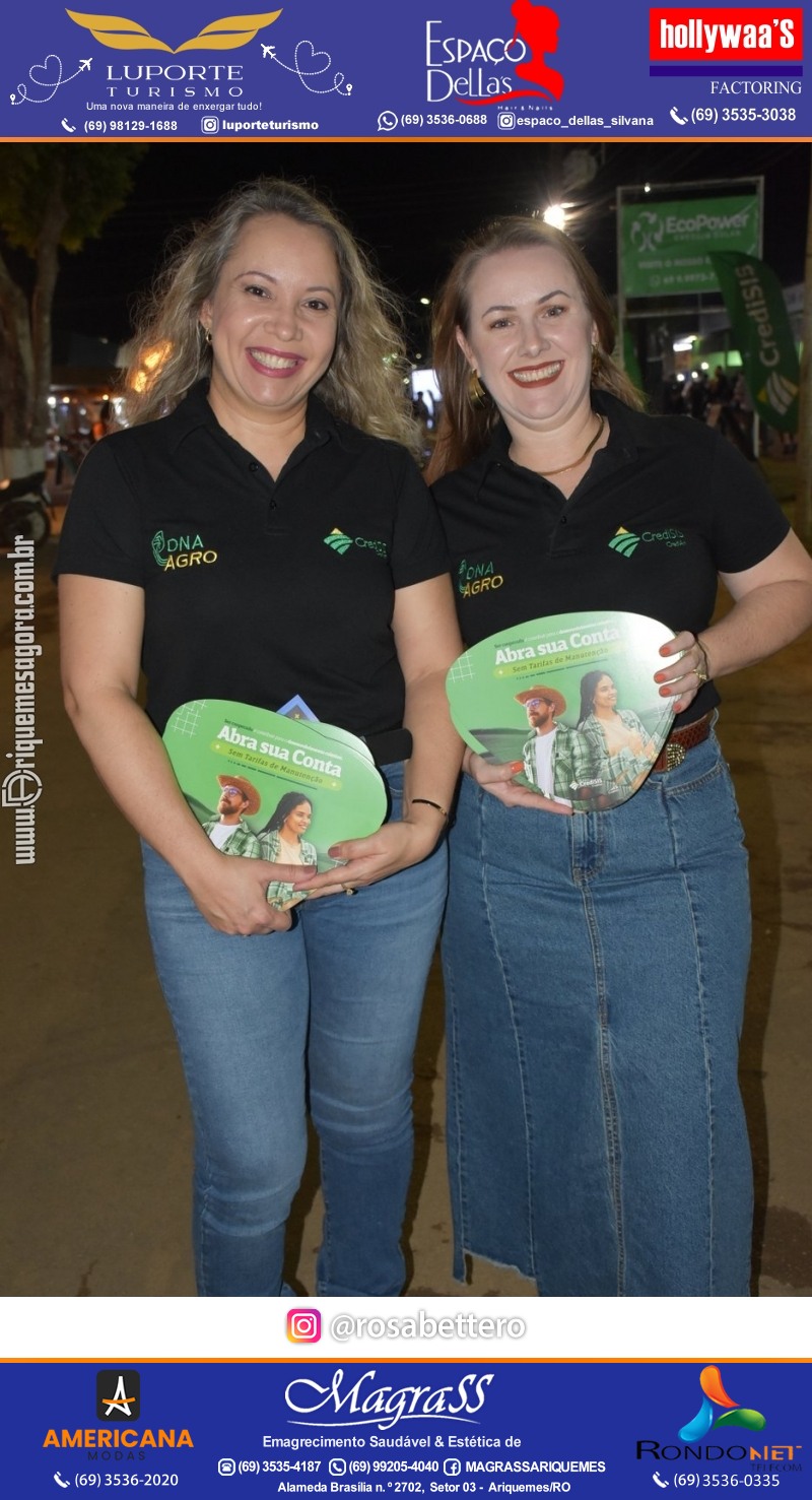 EXPOARI 2024 - Show com Ícaro & Gilmar & Galera & V8 na APA em Ariquemes Rondônia