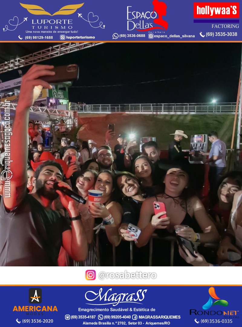 EXPOARI 2024 - Show com Henrique e Juliano & Galera & V8 na APA em Ariquemes Rondônia