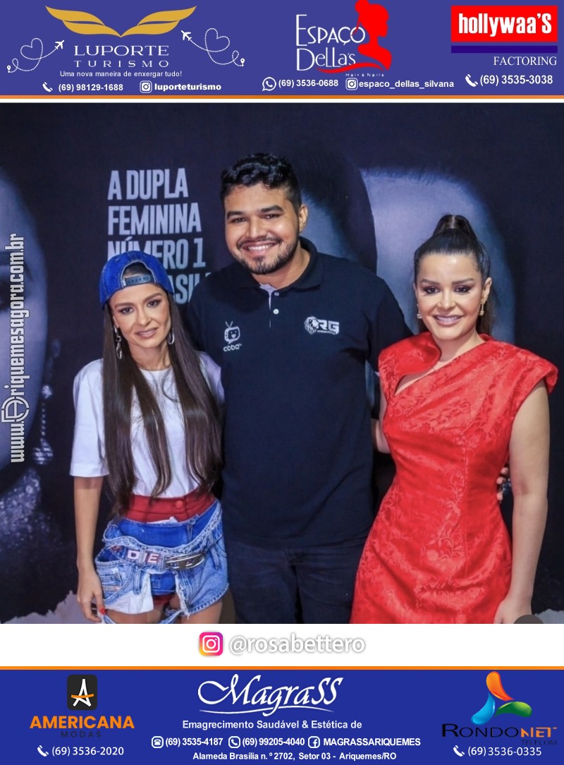 EXPOARI 2024 - Show com Maiara & Maraisa & Camarote & Galera & V8 na APA em Ariquemes Rondônia