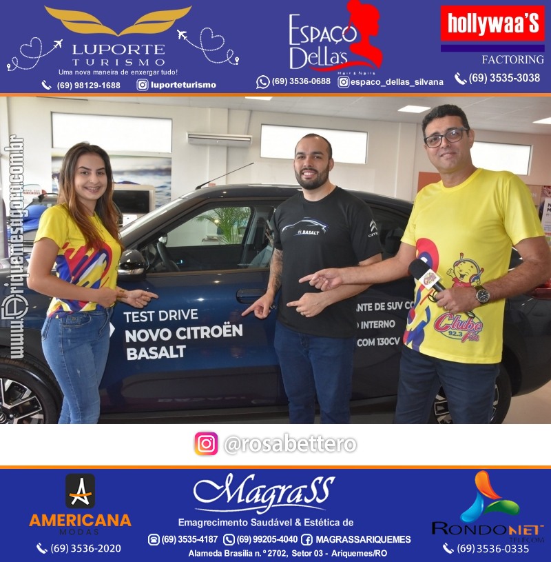 Lançamento  Citroën Basalt  na GIMA FIAT | PEUGEOT | CITROËN  Concessionária de automóveis em Ariquemes-Rondônia