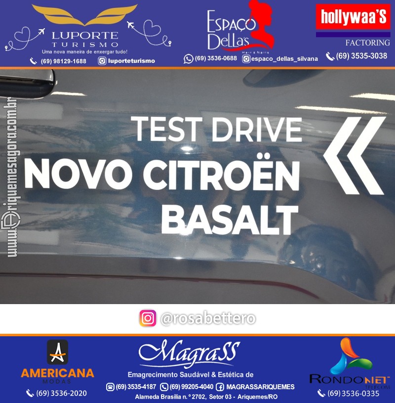 Lançamento  Citroën Basalt  na GIMA FIAT | PEUGEOT | CITROËN  Concessionária de automóveis em Ariquemes-Rondônia