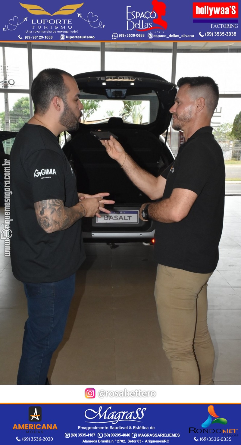 Lançamento  Citroën Basalt  na GIMA FIAT | PEUGEOT | CITROËN  Concessionária de automóveis em Ariquemes-Rondônia