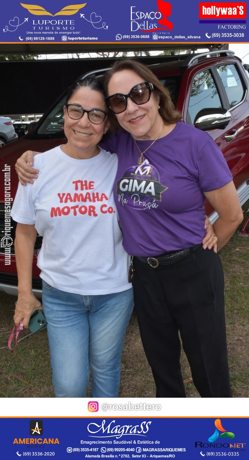 Abertura 16ª GIMA NA PRAÇA Evento Social, Cultural e Comercial “GRUPO GILBERTO MIRANDA” em Ariquemes Rondônia