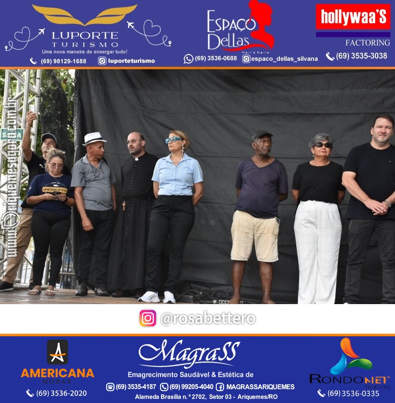 Abertura 16ª GIMA NA PRAÇA Evento Social, Cultural e Comercial “GRUPO GILBERTO MIRANDA” em Ariquemes Rondônia