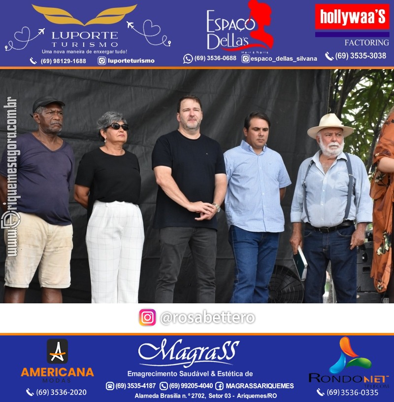 Abertura 16ª GIMA NA PRAÇA Evento Social, Cultural e Comercial “GRUPO GILBERTO MIRANDA” em Ariquemes Rondônia