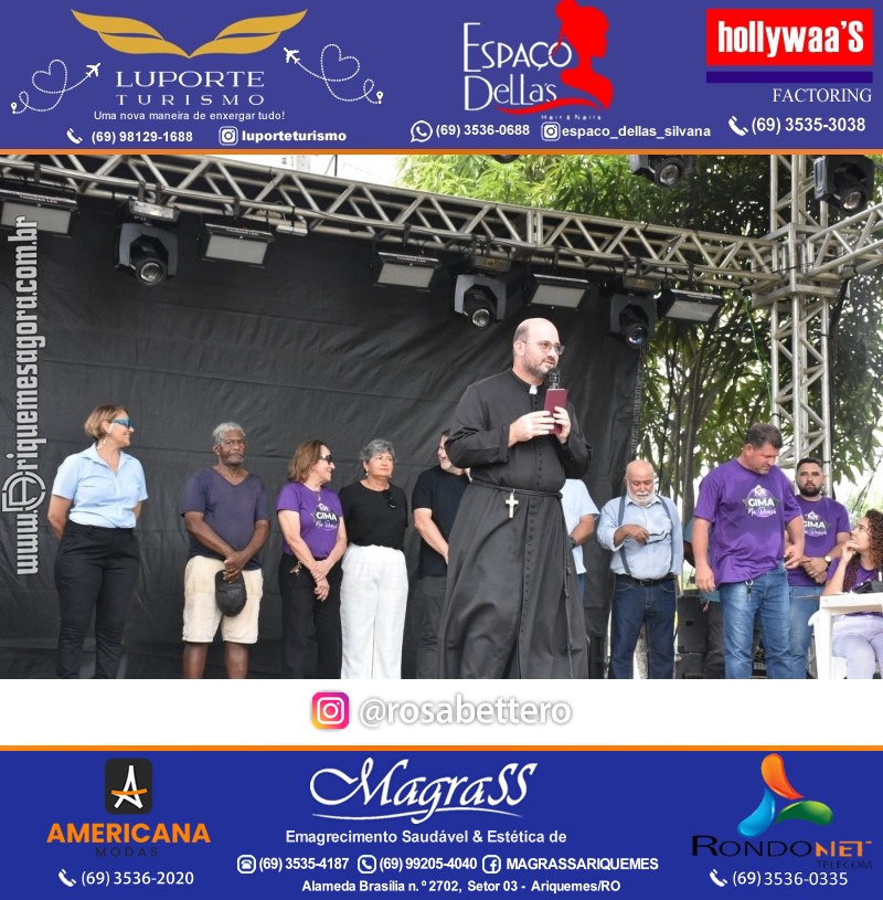 Abertura 16ª GIMA NA PRAÇA Evento Social, Cultural e Comercial “GRUPO GILBERTO MIRANDA” em Ariquemes Rondônia