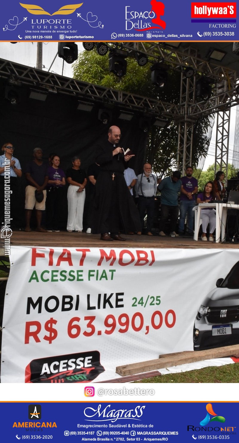 Abertura 16ª GIMA NA PRAÇA Evento Social, Cultural e Comercial “GRUPO GILBERTO MIRANDA” em Ariquemes Rondônia