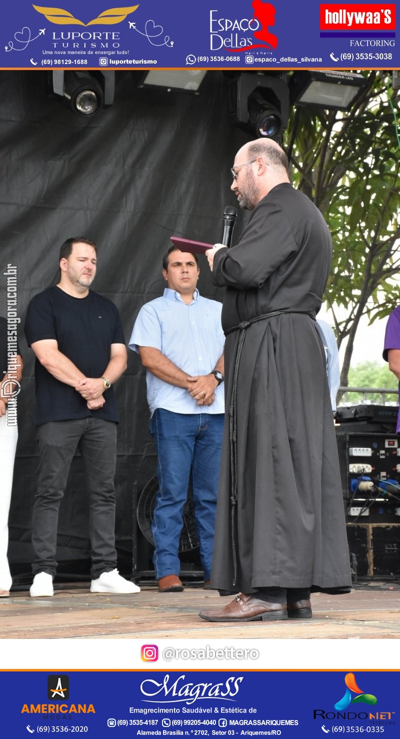 Abertura 16ª GIMA NA PRAÇA Evento Social, Cultural e Comercial “GRUPO GILBERTO MIRANDA” em Ariquemes Rondônia