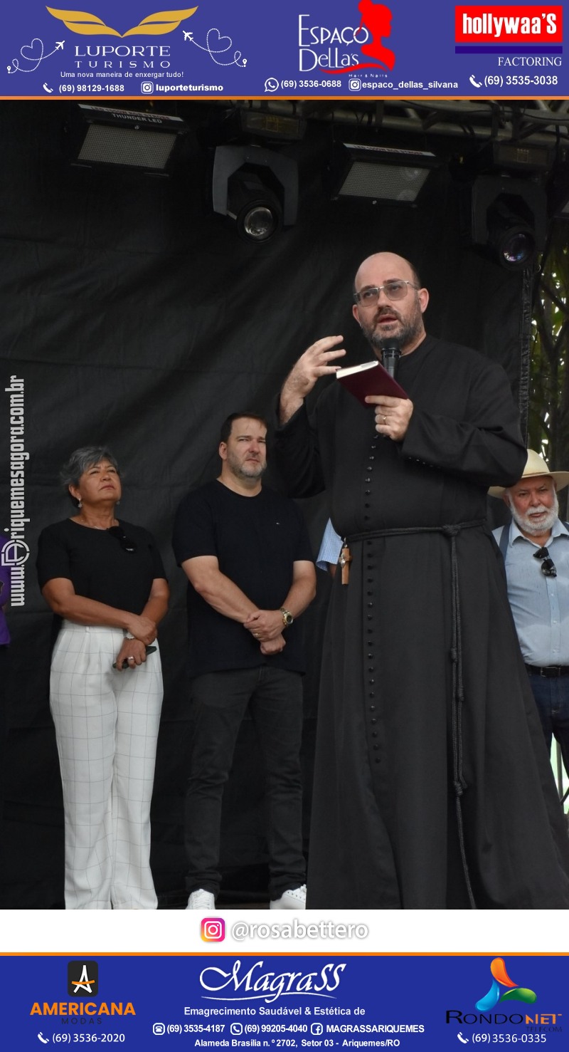 Abertura 16ª GIMA NA PRAÇA Evento Social, Cultural e Comercial “GRUPO GILBERTO MIRANDA” em Ariquemes Rondônia