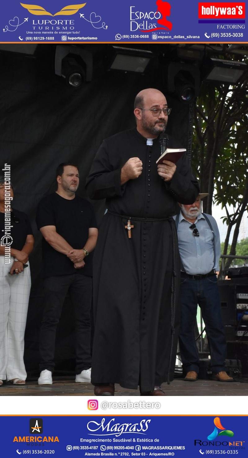 Abertura 16ª GIMA NA PRAÇA Evento Social, Cultural e Comercial “GRUPO GILBERTO MIRANDA” em Ariquemes Rondônia