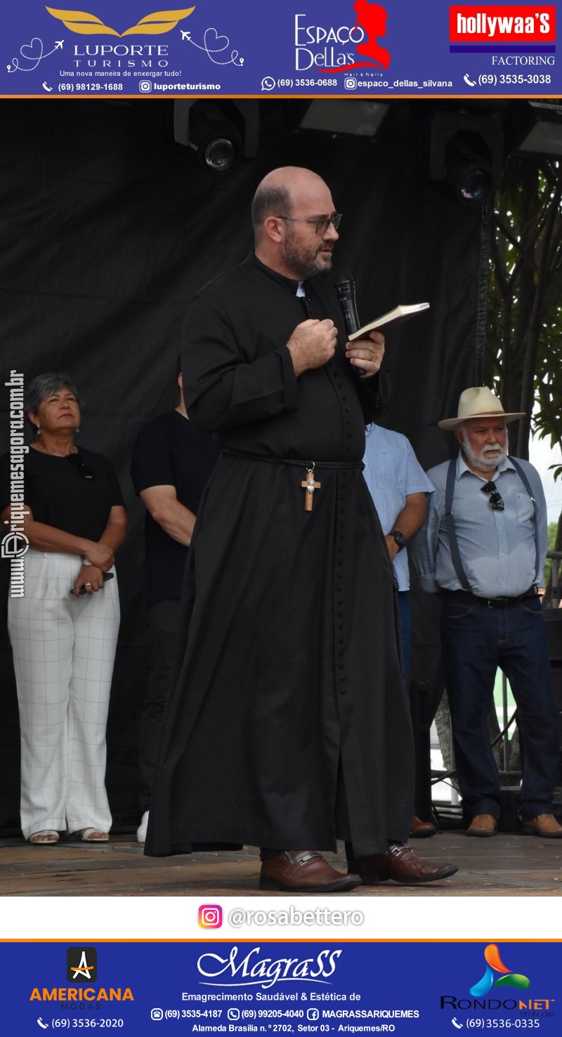 Abertura 16ª GIMA NA PRAÇA Evento Social, Cultural e Comercial “GRUPO GILBERTO MIRANDA” em Ariquemes Rondônia