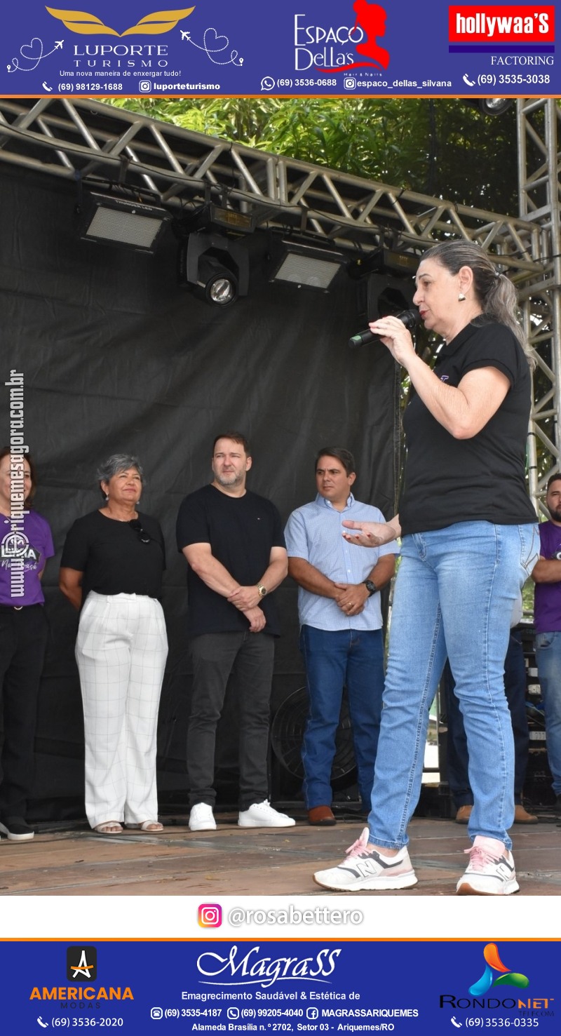 Abertura 16ª GIMA NA PRAÇA Evento Social, Cultural e Comercial “GRUPO GILBERTO MIRANDA” em Ariquemes Rondônia