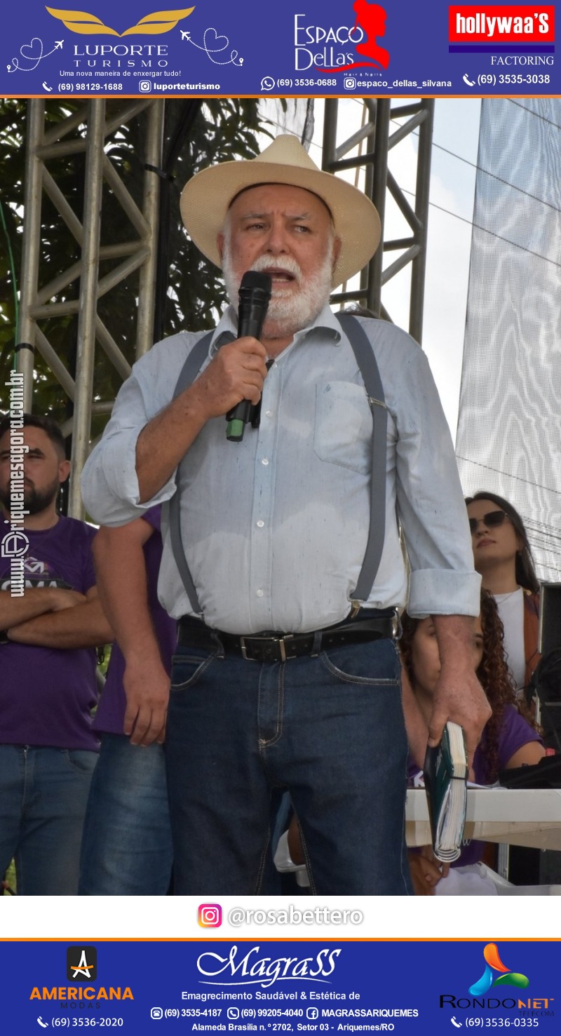 Abertura 16ª GIMA NA PRAÇA Evento Social, Cultural e Comercial “GRUPO GILBERTO MIRANDA” em Ariquemes Rondônia