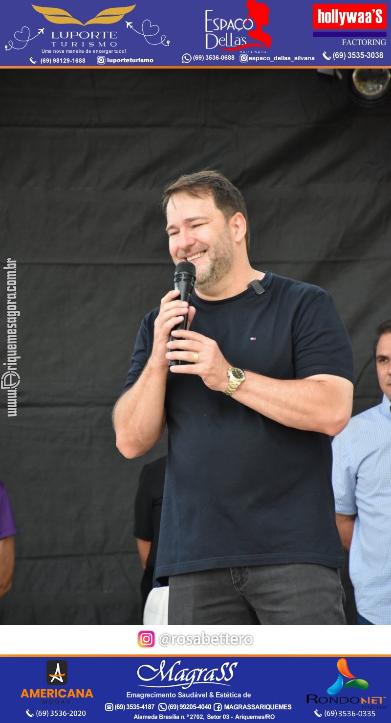 Abertura 16ª GIMA NA PRAÇA Evento Social, Cultural e Comercial “GRUPO GILBERTO MIRANDA” em Ariquemes Rondônia