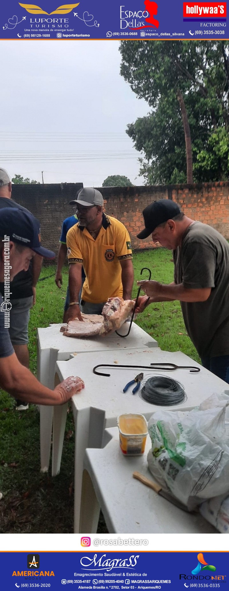 Costelão com Bingo do Lions Clube Ariquemes Canaã