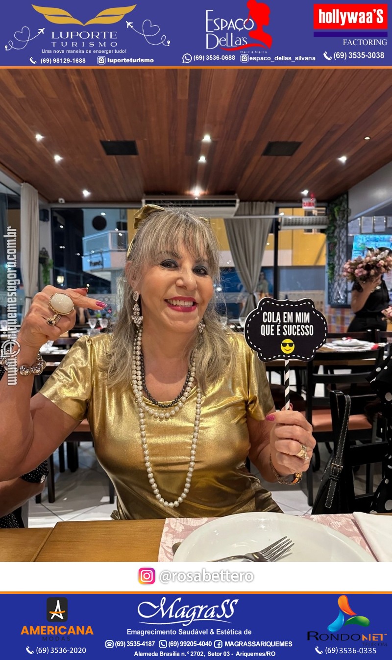 Aniversário 48 anos de Luciana Bettero com Tema BREGA & CHICHE em Ariquemes - RO